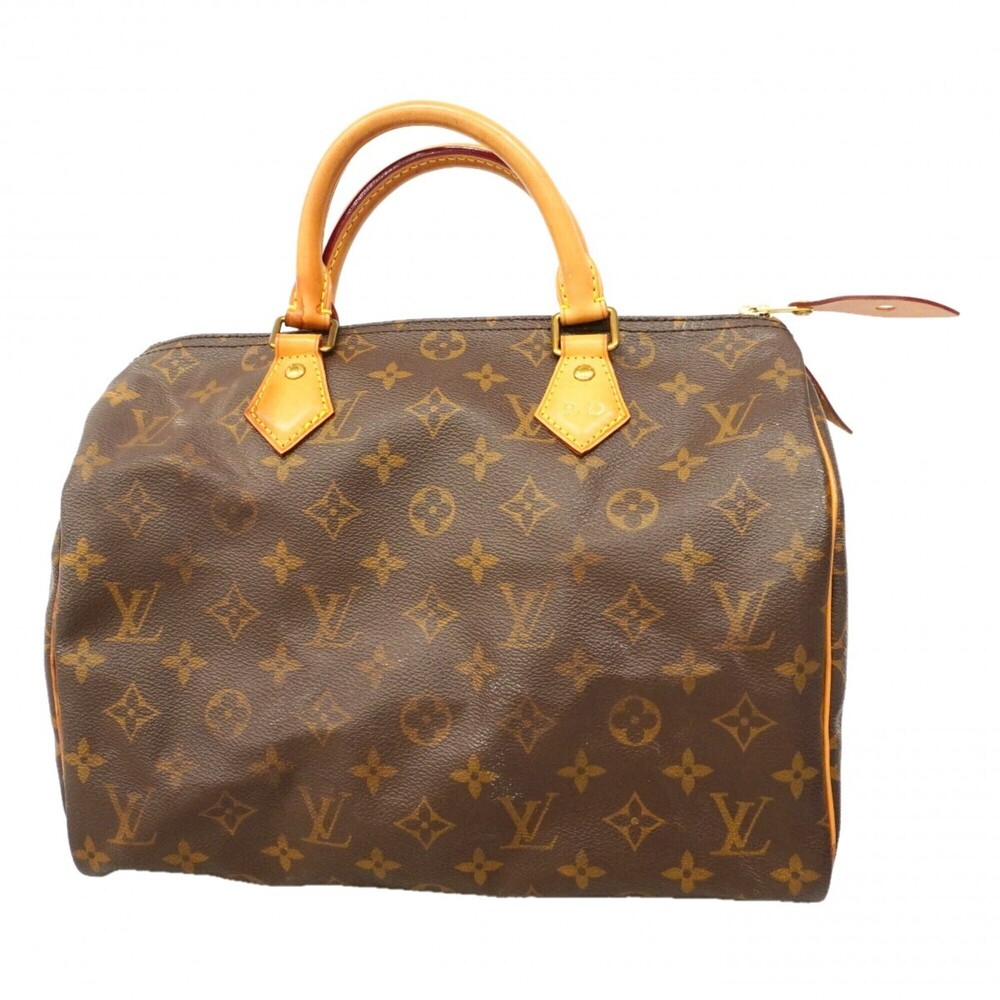 LOUIS VUITTON Brown Monogram Speedy 30 Bag